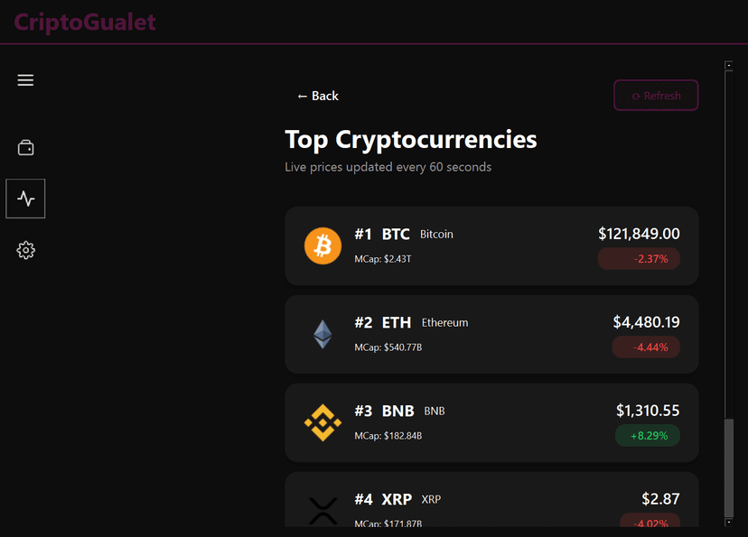 Crypto Wallet App